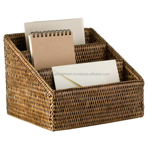 Porte-Lettres en Rotin Organisateur de Bureau - Product Image 5