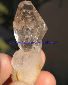 Herkimer Diamond Quartz Crystals Ere est une eau naturellement à double terminaison - Product Image 3