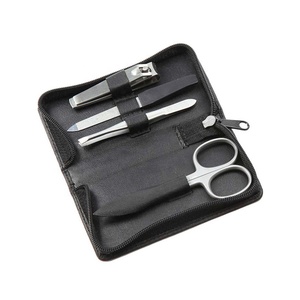 2022 Popular Saling Manicure <b>Set</b> 18 PCS Trimming Tools Kit Pedicure <b>Nail</b> <b>Clipper</b> Optional Color with Soft Leather Outer Case - Product Image 5