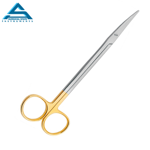 กรรไกรผ่าตัดสแตนเลส J2ชุบทองเครื่องมือผ่าตัดที่สำคัญระดับมืออาชีพ - Product Image 6