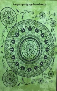 Indian Cotton Purple Wall Hanging Tapestry Mandala Hippie Home Decor Tapestries Poster for Hanging - Product Image 3