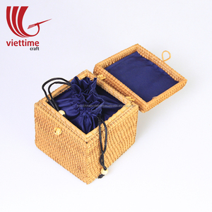 En gros haute qualité paille sacs à main fabriqués en rotin Vietnam - Product Image 4