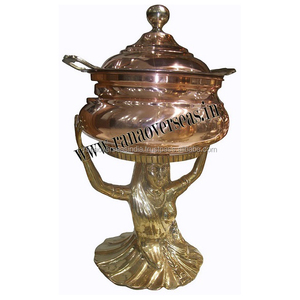 Equipo de Buffet de Lujo con Recipientes de Cobre Decorativos para Hoteles, Bodas, Restaurantes y Eventos - Product Image 3