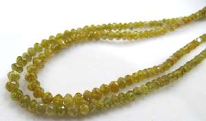 Collar de estrellas con cuentas facetadas amarillas, fabricante a precio inferior, hebras de cuentas facetadas de la INDIA - Product Image 3