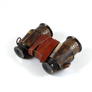 Binoculares náuticos de latón de 3 \ "con acabado antiguo, correa de cuero para turismo, observación de pájaros Derby, construcción de Metal duradera - Product Image 3