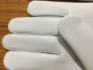 Gants en cuir d'agneau véritable coupe-vent KEVEM pour femme, collection Printemps-Été, avec fourrure de renard véritable, design tendance pour la conduite en extérieur, pour adulte - Product Image 3