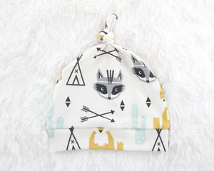 100% Pure Cotton Knot Baby Beanie Hat - Product Image 2