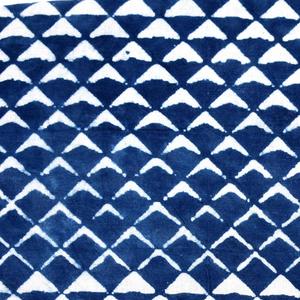 Tela de gasa de algodón orgánico con estampado de bloque de mano azul índigo de alta demanda para costura de vestidos decoración del hogar cortinas cubierta de camisas para niños - Product Image 3
