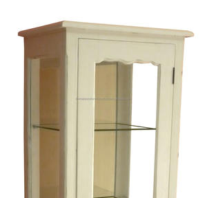 Mueble francés de salón, vitrina, 1 puerta de cristal, mueble de caoba, Indonesia - Product Image 3