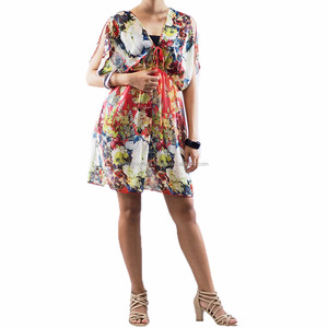 Vestido femenino holgado de estilo vintage sin mangas, traje estilo bohemio - Product Image 1