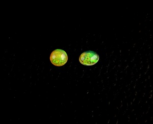 Cabochon d'opale éthiopienne naturelle pierre précieuse blanche en vrac avec nuance jaune forme ronde et ovale pour la coupe de style de collection de bijoux - Product Image 3