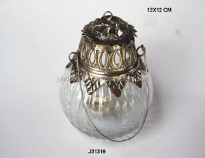 โคมไฟแก้วใสโคมไฟแขวนสำหรับตกแต่งบ้านมีหลายสีให้เลือก - Product Image 2