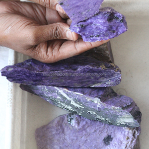 
 
 
 Piedras en Bruto de Charoita Natural, Color Morado con Azul y Rosa, Material de Piedra Preciosa Natural Sin Pulir, Origen Rusia (RU) Certificado - Product Image 2