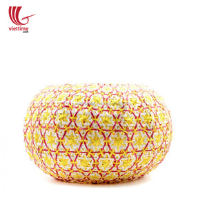 Vente en gros d'abat-jour traditionnel vietnamien simple en bambou pour plafonnier moderne design rustique antique forme linéaire décoration de la maison - Product Image 2