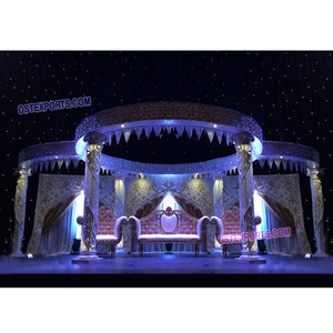 เอเชียคริสตัลงานแต่งงานเวทีชุดอินเดียงานแต่งงานเวทีตกแต่งล่าสุดคริสตัลStageสำหรับขาย - Product Image 1
