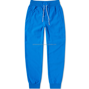 2018 personnalisé Slim Fit hommes pantalon de survêtement gris polaire pantalons de survêtement bleu chaud hiver coton/polaire respirant grande taille course - Product Image 1