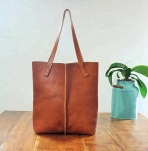 Bolso de cuero hecho a mano, grande, Marrón AM-0062 - Product Image 3