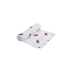CPSC Certified Organic Cotton Baby Muslin Swaddle <b>Blanket</b> | Soft Newborn Receiving <b>Wrap</b> Breathable Gauze Nursery Bedding Premium - Product Image 1