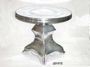 Table en métal moderne avec finition polie miroir en fonte d'aluminium pour la décoration intérieure, le salon et les meubles de salle à manger et l'artisanat - Product Image 5