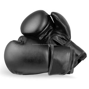 Peau de vache PU En Cuir Véritable Gants De Boxe En Cuir - Product Image 4