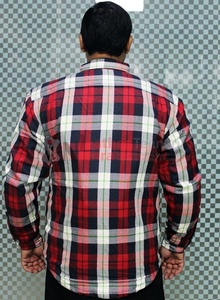 2024 Premium qualité Bober Kevler flanelle chemise respirant confortable coton travail chemise bûcheron vérifier conception fil teint - Product Image 4