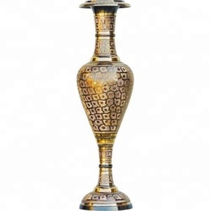 แจกันทองเหลืองตกแต่งจากอินเดียโดย Brassworld อินเดีย - Product Image 2