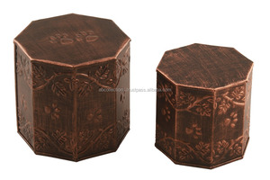 โกศรูปสัตว์เลี้ยงทำจากทองแดงโกศสำหรับสัตว์เลี้ยงขี้เถ้าโกศแปดด้านออกแบบโกศสุนัขขี้เถ้าโกศ - Product Image 3