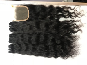 Bán buôn không bị rối và rụng bó 100% tóc thô bó tóc Trinh Nữ Nhà cung cấp từ đền tóc - Product Image 3