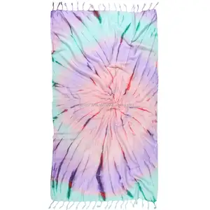 Tiedye Pestemal Khăn Thổ Nhĩ Kỳ Bộ Sưu Tập Nhuộm Cà Vạt Bằng Tay Hamam Peshtemal Pestamal Peshtamal Batik Fetta Pareo