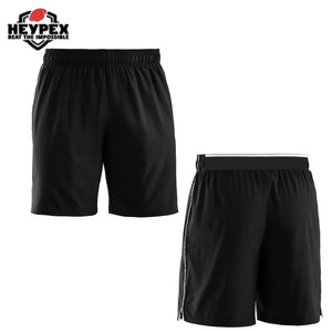 High Quality Casual Sports <b>Shorts</b> Plus Size Breathable Elastic Waist Custom Logo Printed Solid Pattern <b>Knee</b>-<b>Length</b> From Pakistan - Product Image 4