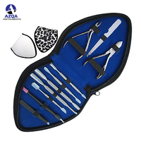 Kit professionnel de soin des ongles manucure et pédicure avec ciseaux coupe-doigts et orteils pour hommes et femmes ensemble de toilettage des pieds