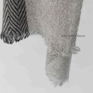 Couverture indienne 100% laine, couvertures en laine bon marché en gros, couvertures mexicaines en gros, jetés de coton promotionnels - Product Image 6