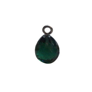 Hydro Green Tourmaline Faceted Gemstone Drops Suministro a granel para componentes y hallazgos de joyería - Product Image 1