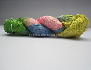 เส้นด้ายไหมดิบหม่อนธรรมชาติสำหรับ100% ถักด้วยมืองานเย็บปักถักร้อยเครื่องประดับศิลปะหัตถกรรมการแสดงออกที่สร้างสรรค์ - Product Image 6