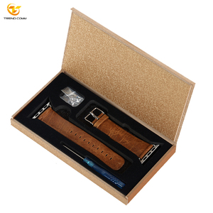 Montre-<span class=keywords><strong>Bracelet</strong></span> de luxe en <span class=keywords><strong>cuir</strong></span> véritable pour <span class=keywords><strong>Apple</strong></span> <span class=keywords><strong>Watch</strong></span> - Product Image 4