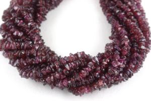 Natural <b>Red</b> Rhodolite Garnet Chips Gemstone <b>Beads</b> Uncut <b>Beads</b> for DIY Bracelet Necklace Jewelry Making - Product Image 4