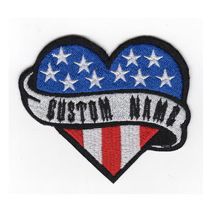 Custom Chenille Embroidery <strong>Patches</strong> with Iron-On Backing <strong>9</strong> Colors Heart Shape 3D Design-Wholesale for Bags &amp; Hats - Product Image 1