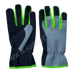 Guantes de cuero sintético, guantes mecánicos, Económicos - Product Image 1