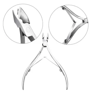 Double Spring Stainless Steel Cuticle Nipper Dead Skin Remover Cutter with Japanese Steel made by Life Care Instruments