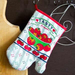 Gant de four imprimé de petites fleurs avec de belles couleurs Gant de four meilleur fournisseur en Inde - Product Image 3