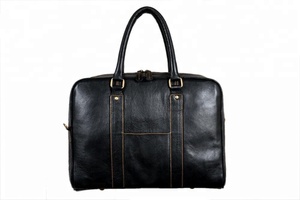 กระเป๋าแล็ปท็อปหนังสีดำ - Product Image 2