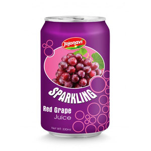 Jus de pomme rouge pétillant, canette en aluminium de 330ml, eau pétillante OEM - Product Image 3