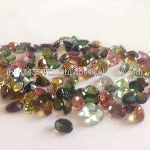 Wholesale Price Of Natural Top Quality Multi Tourmaline Gemstone Faceted Mix Shape Manufacture & Supply