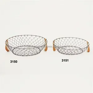 <b>Metal</b> Iron Chicken Wire Fruit <b>Basket</b> - Product Image 1