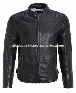 Nuevo modelo de alta calidad de moda personalizada Casual transpirable de cuero a prueba de viento chaqueta de gamuza - Product Image 5