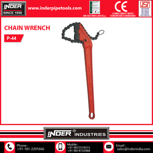Top Quality Heavy Duty Adjustable Key Chain Pipe Wrench SG Iron 2 Inch Chain Wrench at Lowest Price - Product Image 2