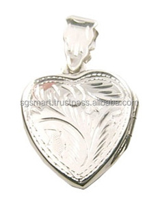 SGL103 Sterling <b>Silver</b> 925 <b>Locket</b> Jewelry - Product Image 1
