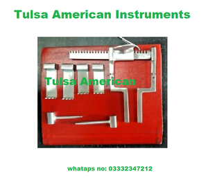 Juego de retractor de incisión inicial Charnley, fuente de energía eléctrica Manual, instrumentos quirúrgicos de plástico de acero inoxidable, base Mol - Product Image 4