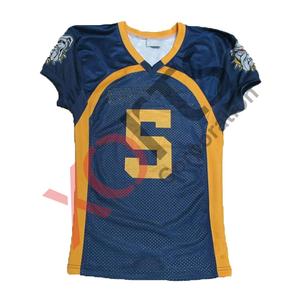 เสื้อฟุตบอลอเมริกันไซส์พิเศษผ้าทอลายทแยง2026ออกแบบได้ตามต้องการระบายอากาศได้ดีพิมพ์ลายแฟชั่น - Product Image 1