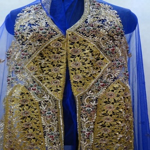 Caftán nupcial marroquí de diseño para boda, caftán de trabajo con cristales pesados, 2018 - Product Image 4